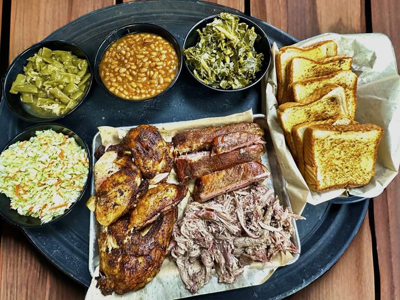 Blackburn's BBQ food