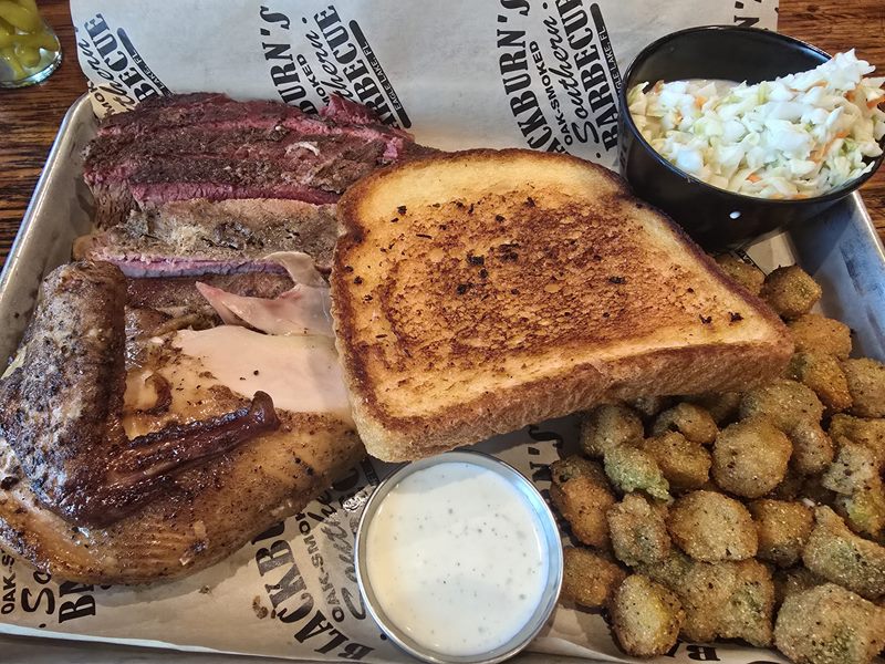 Blackburn's BBQ food