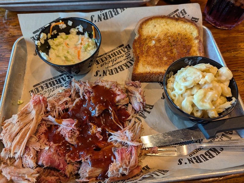 Blackburn's BBQ food